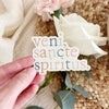 Veni Sancte Spiritus Vinyl Sticker