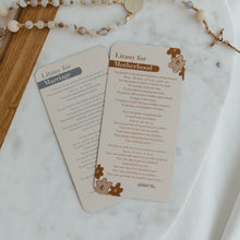  Litany for Motherhood and Marriage Catholic Prayer Card Bundle